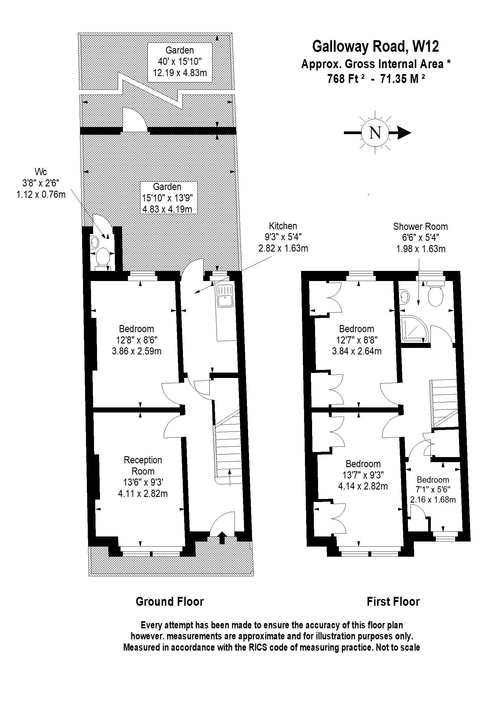 Galloway Road, London, W12 floorplan