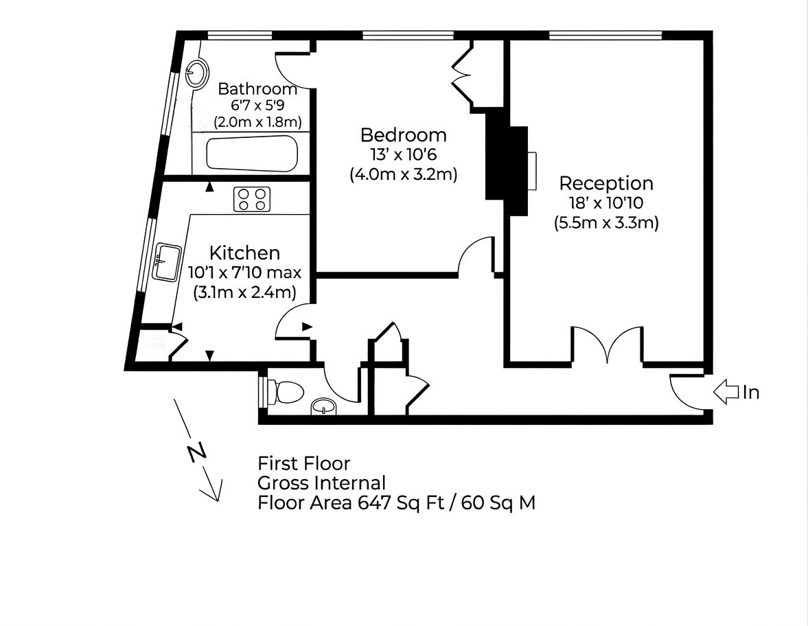 West End Lane, Birchington Court West End Lane, NW6 floorplan