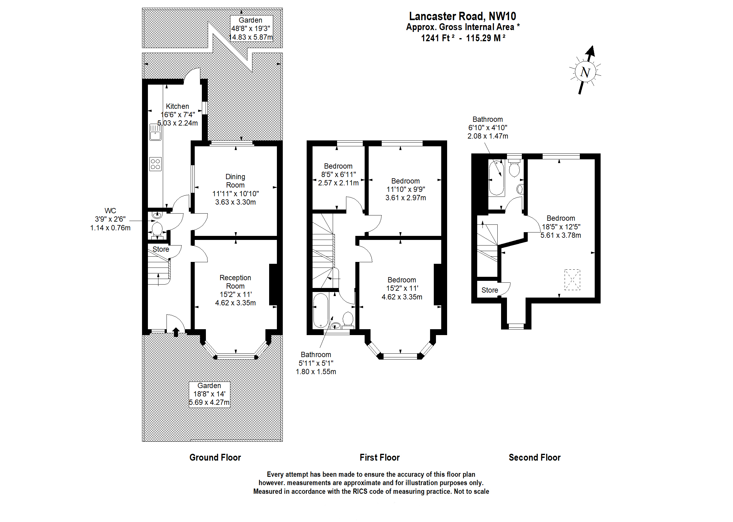 Lancaster Road, Dollis Hill, NW10 floorplan