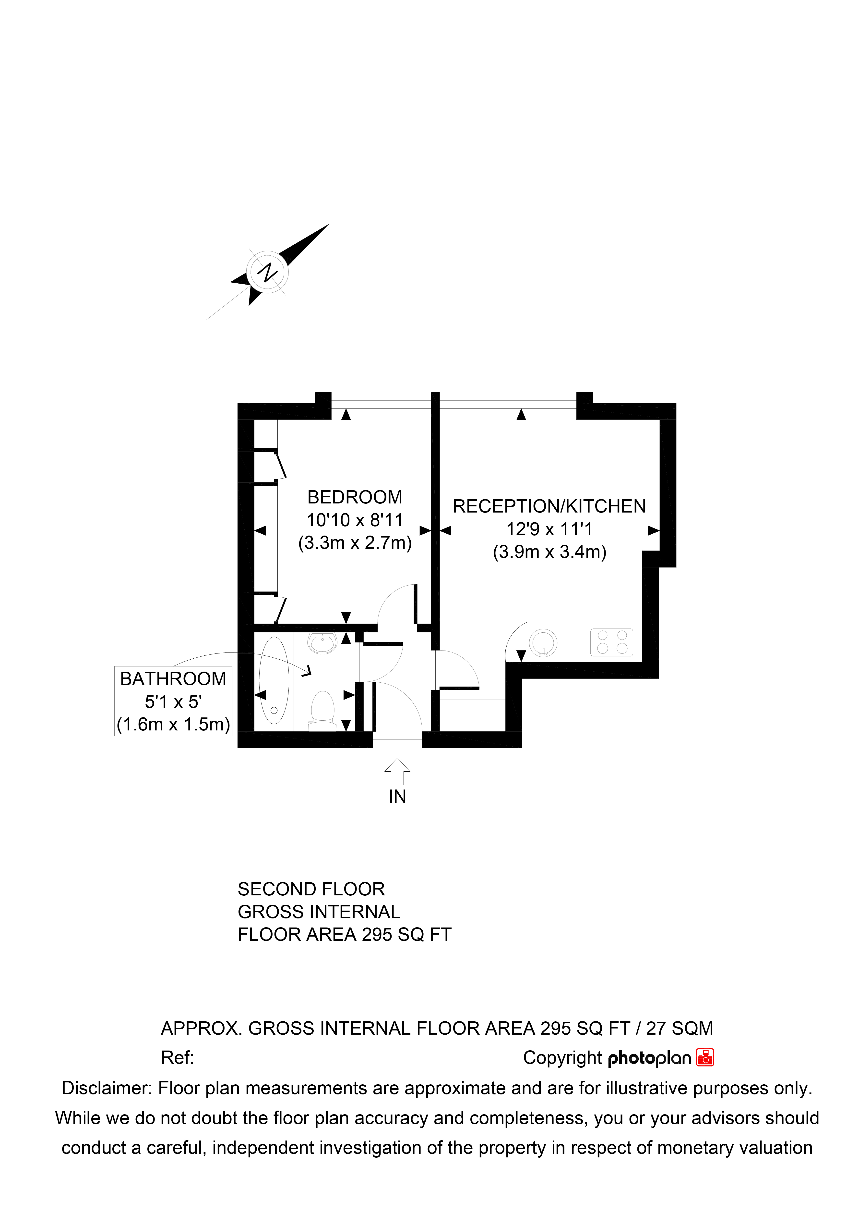 Glenloch road, Belsize Park, NW3 (Gas and Water Included) floorplan