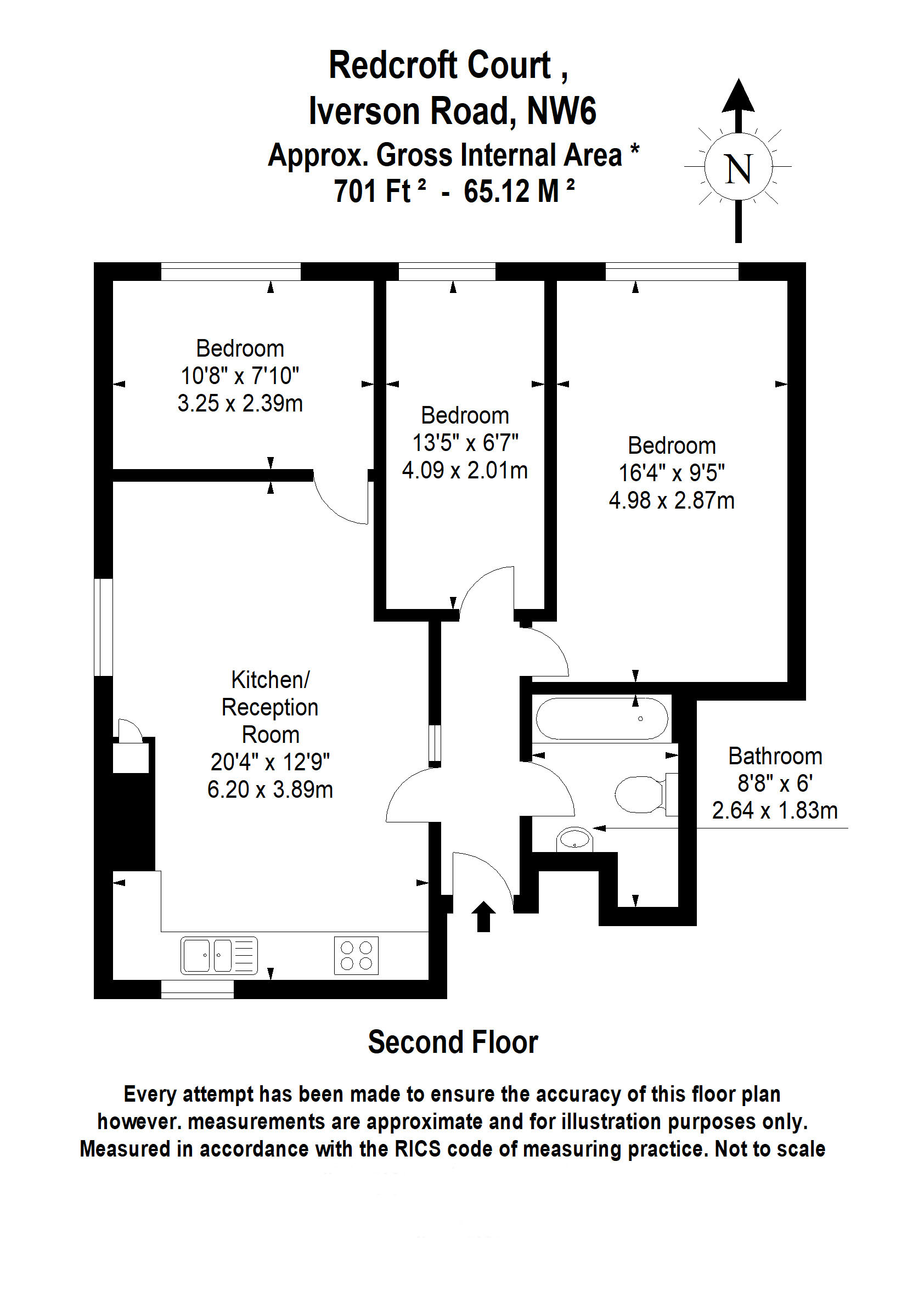 Iverson road, West Hampstead, NW6 floorplan