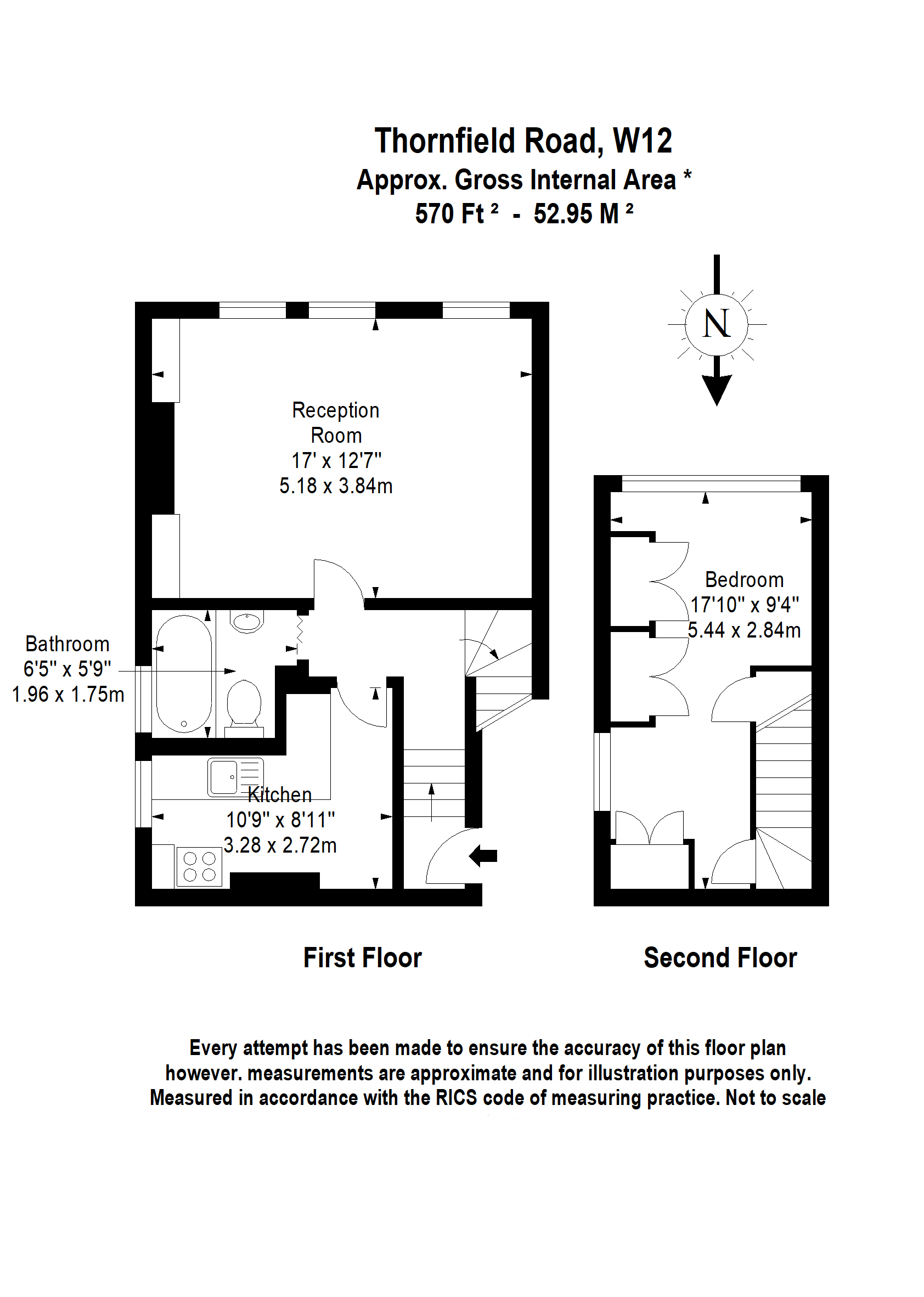 Thornfield Road, London, W12 floorplan
