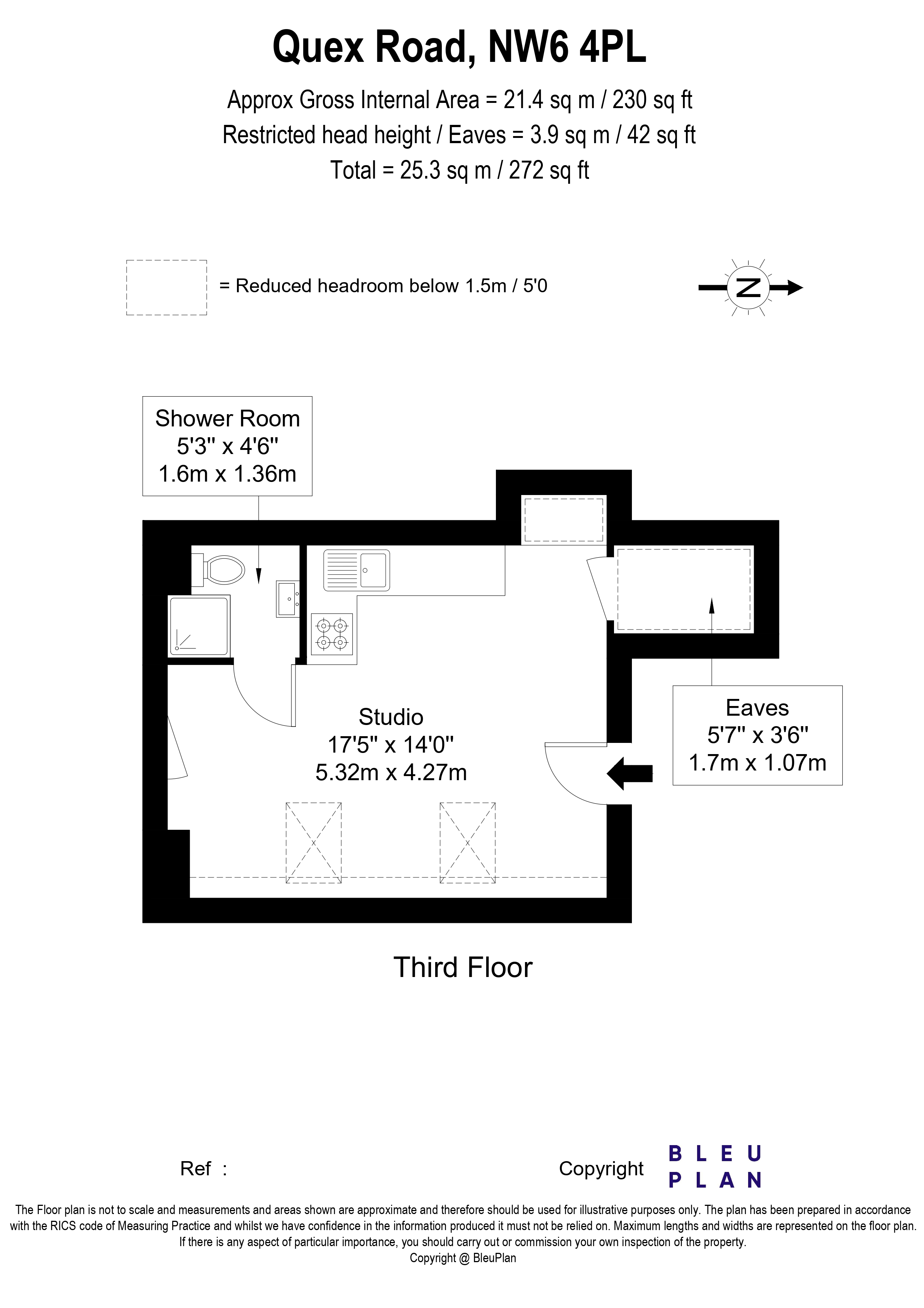 Quex Road, London, NW6 floorplan