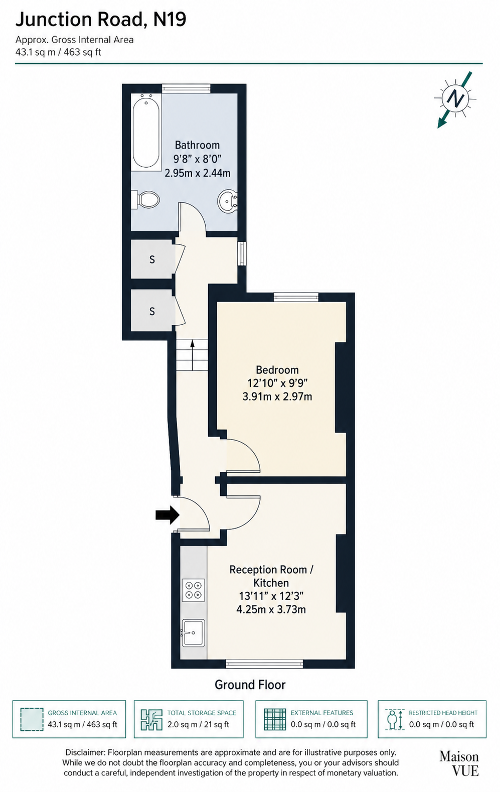 Junction Road floorplan