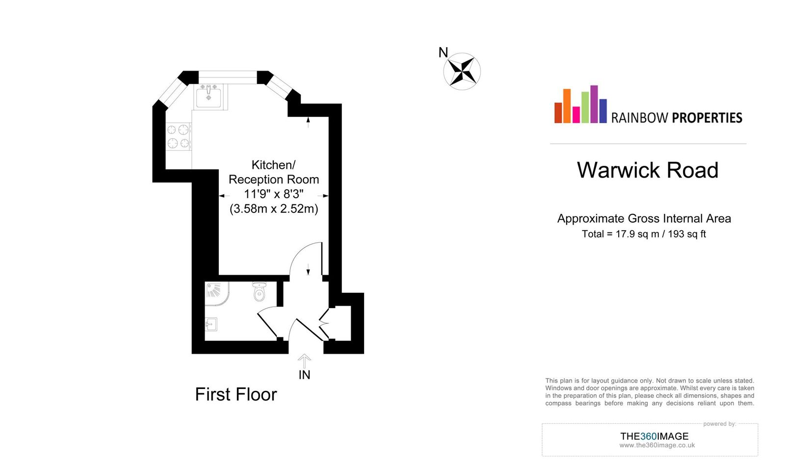 Warwick road, Earls court, SW5 (Council tax, electric and water included) floorplan