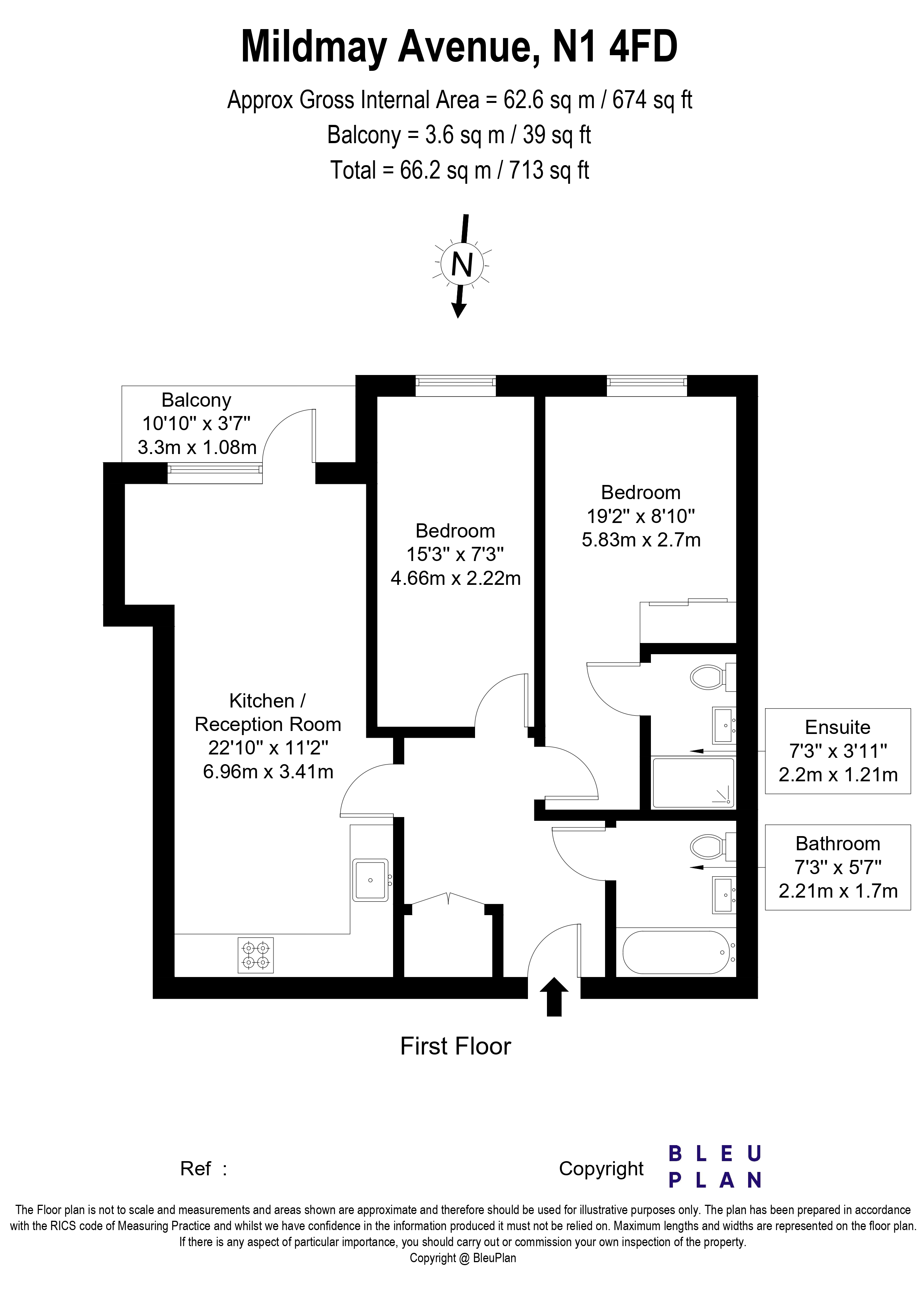 Mildmay Avenue floorplan