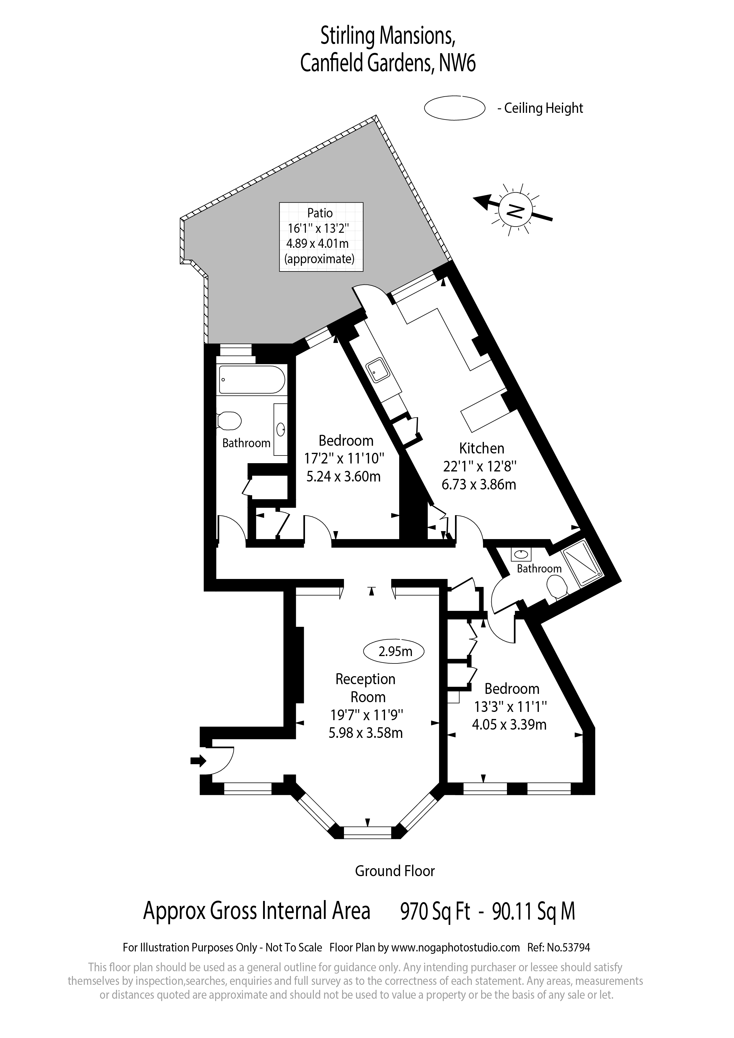 Canfield Gardens, South Hampstead, NW6 floorplan