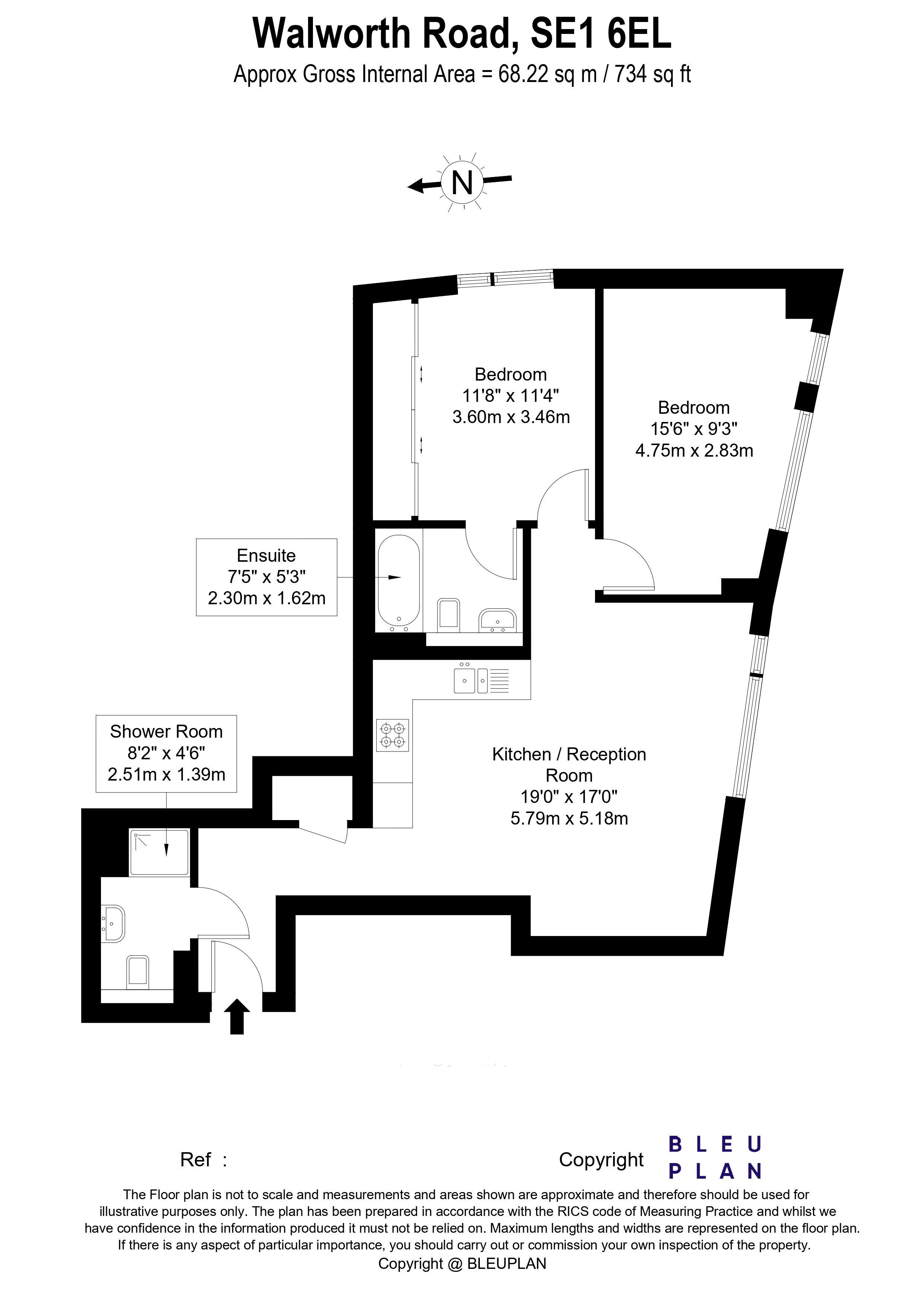 Strata, Walworth Road floorplan