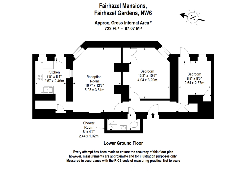 Fairhazel Gardens floorplan