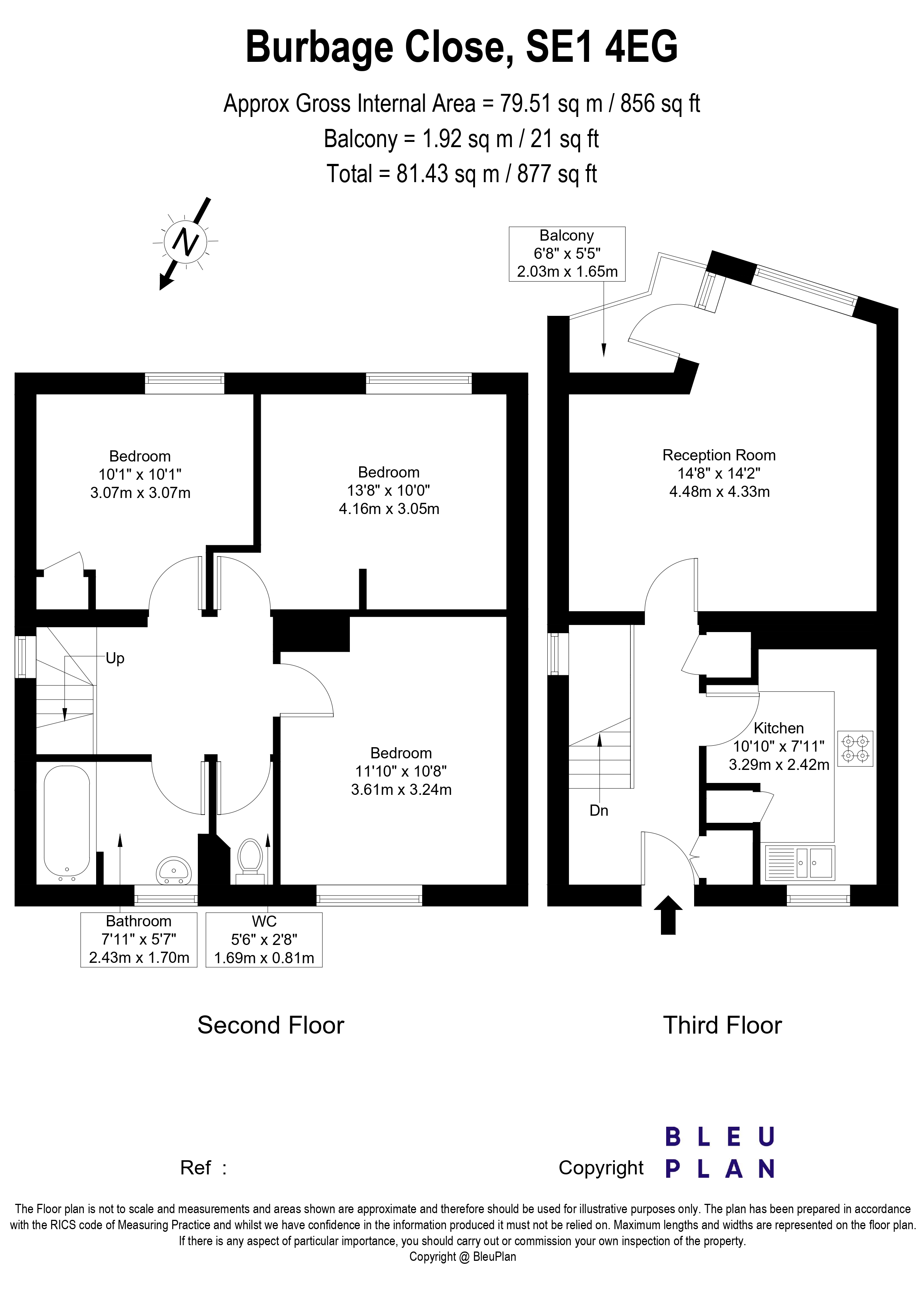 Greene House, Burbage Close floorplan