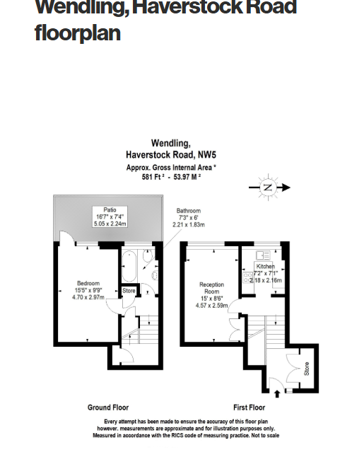 Haverstock Road, Wendling Haverstock Road, NW5 floorplan