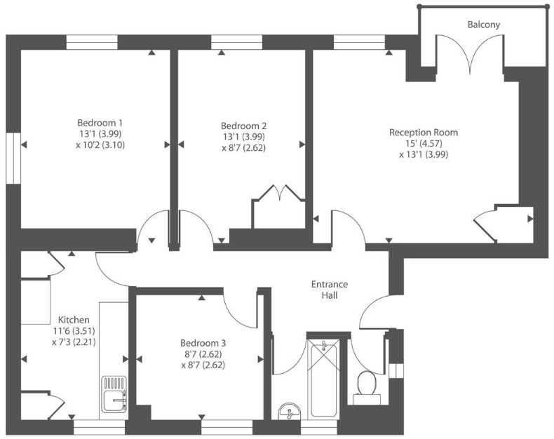 Dresden House, Lambeth Walk floorplan