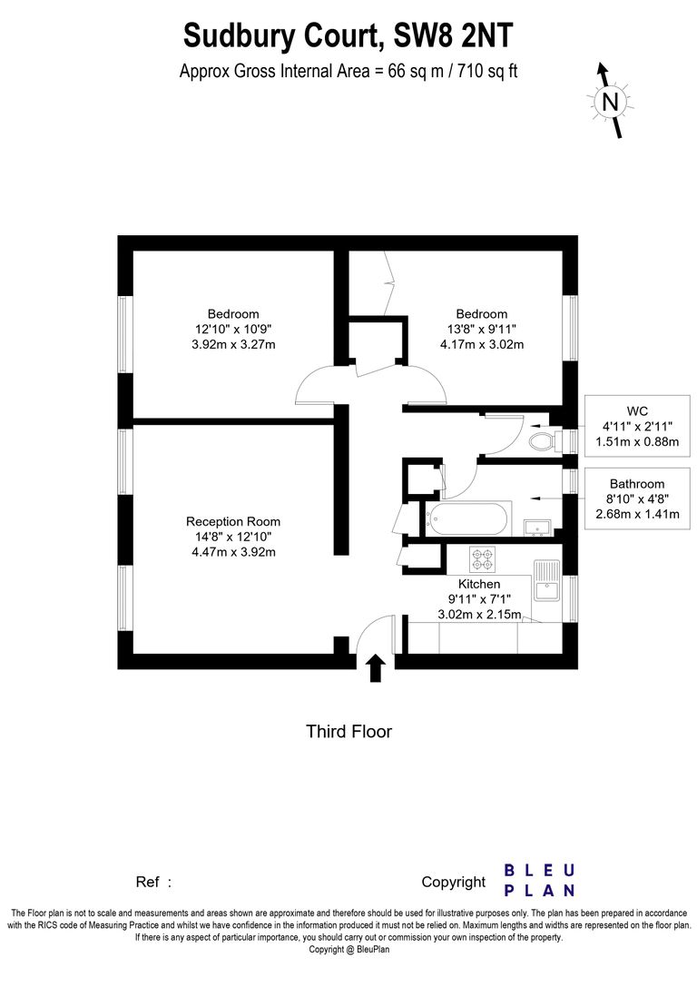 Sudbury Court, Allan Edwards Drive floorplan
